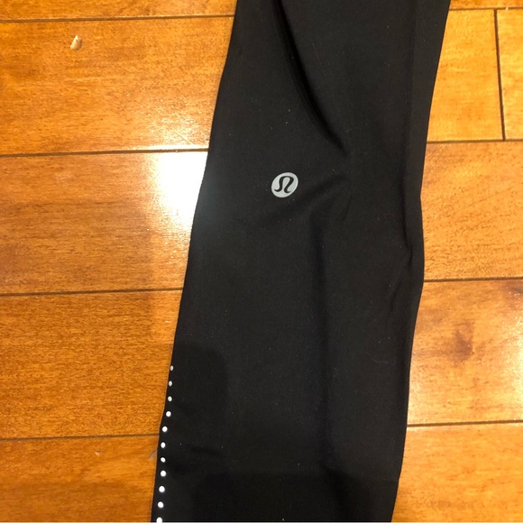 Lululemon fast and free leggings in black. Like new. - Picture 2 of 3